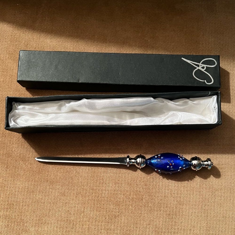 Glass Beaded Letter Opener